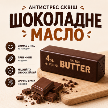 Антистрес Сквіш Шоколадне вершкове масло ароматизований