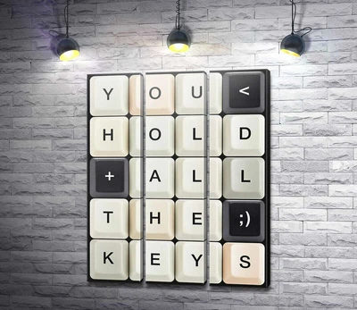 Модульная картина You hold all the keys 78x100 см Модуль №2 (006338)