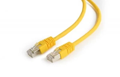 Патч-корд 0.25 м, FTP, Yellow, Cablexpert, Cat.6, CCA, PVC (PP6-0.25M/Y)