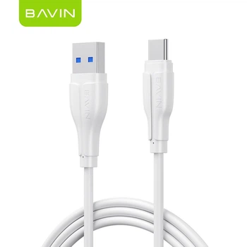 Кабель BAVIN U-CB385-C FAST CHARGING 18W USB-A/Type-C 1M White