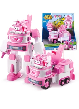 Игровой набор-трансформер Super Wings Dizzy`s Rescue Tow Диззи и ее спасательный эвакуатор