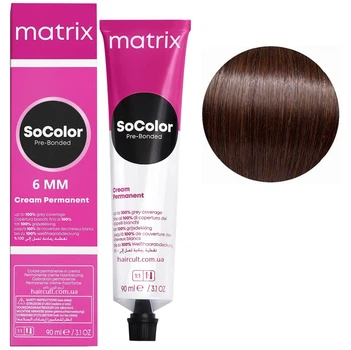 Крем-фарба для волосся MATRIX SoColor Pre-Bonded 6MM темний блондин мокка мокка 90 мл
