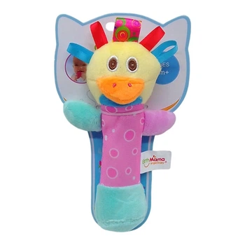 Брязкальце-пискавка мʼяке "Качечка" angel baby (248899)