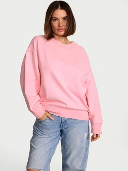 Свитшот оверсайз женский Victoria's Secret 11276755(Washed Victoria Pink 98S4) XS Розовый (199294295756)