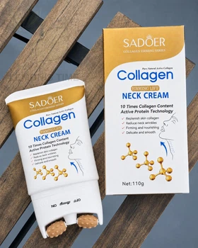 Роликовый крем для шеи с коллагеном SADOER Collagen Firming Lift Neck Cream, 110 g