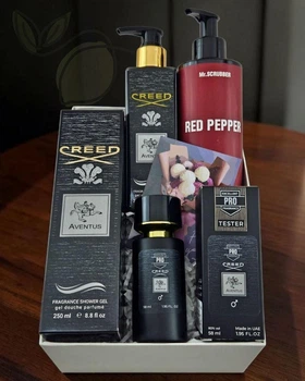 Набор косметики для ухода No Brand аналог Creed Aventus 3 в 1 ver.12