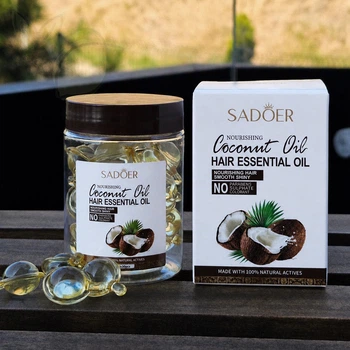 Олійні капсули для волосся з кокосовою олією SADOER Coconut Oil Hair Essential Oil, 1 ml × 30 шт