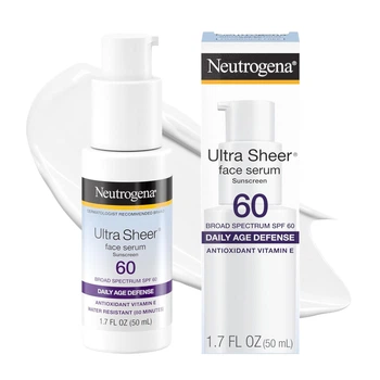 Солнцезащитная сыворотка для лица Neutrogena Ultra Sheer SPF 60