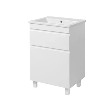 Тумба Trio 85 белый матовый с умывальником TRIO 85