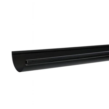 Желоб пластиковый Евро Чёрный RAL 9005 1 м 10 см