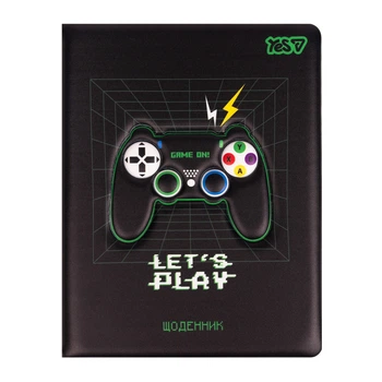 Дневник школьный твердый YES PU Gamepad 911695 40 листов