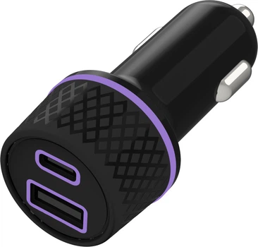 Ładowarka samochodowa Oniverse ONICAB5-MLT-BLK USB-C + USB-A 60W GaN + Cable 1.5m Czarna (ONICAB5-MLT-BLK)