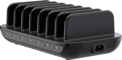 Stacja ładowania Conceptronic OZUL07B 7xUSB-C 160W PD 3.0 Czarna (OZUL07B)