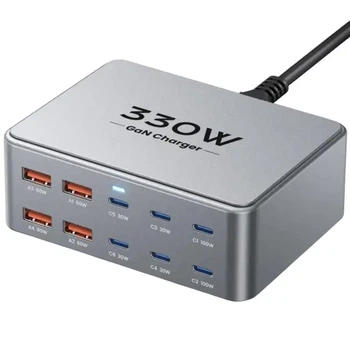 Зарядная станция Topzero AS330 330W GaN 10-в-1 PD QC USB-C USB-A (535)