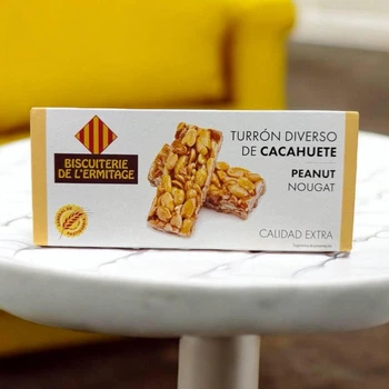 Туррон (нуга) Biscuiterie De L’Ermitage CALIDAD EXTRA цільний арахіс 200 г