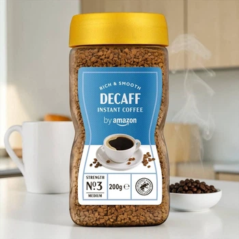 Кава розчинна Amazon Decaf Instant Gold без кофеїну 200 г