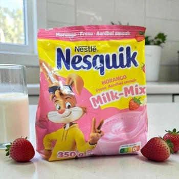 Растворимый напиток для молока Nestlé Nesquik Strawberry клубничный 350 г