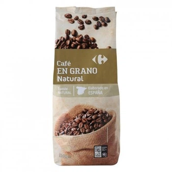 Кава в зернах Carrefour En Grano Natural 500 г