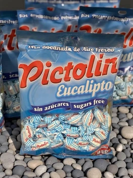 Леденцы Pictolin без сахара со вкусом эвкалипта 100 г