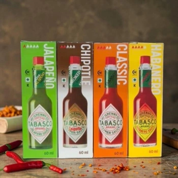 Набір гострих соусів Tabasco Assortment 4 шт по 60 мл