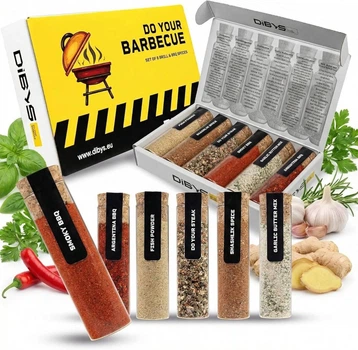 Набор специй и приправ Dibys Do Your Barbecue Set of Grill & BBQ Spices для гриля и барбекю 460 г