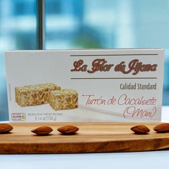 Туррон (нуга) Mani La Flor de Jijona Turrón de Cacahuete (Mani) з арахісом та медом 150 г