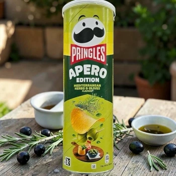 Чипси Pringles Apero Edition Mediterranean Herbs & Olives160 г