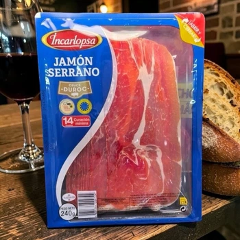 Хамон серрано Incarlopsa Jamón Serrano Cruce Duroc 240 г