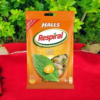 Леденцы Halls Respiral с медом и мятой 150 г