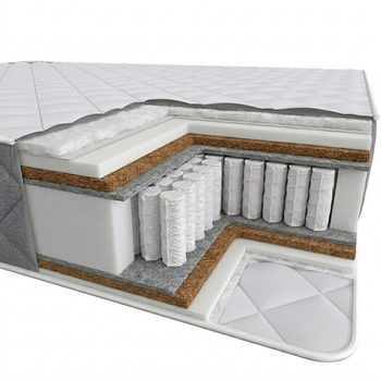 Матрас ортопедический Homefort «Spring Cocos Double» 80х190 см Белый (80557712)
