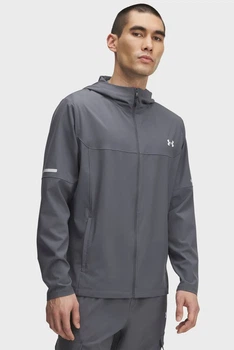 Чоловіча сіра вітровка UA Tech Utility Utility Woven Jckt Under Armour S 6004967-025