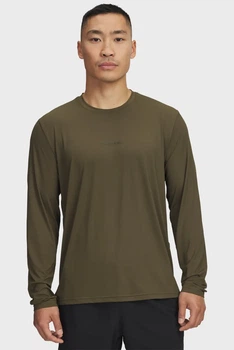 Чоловічий оливковий лонгслів Pjt Rck Iso Chill LS Under Armour S 6007148-308