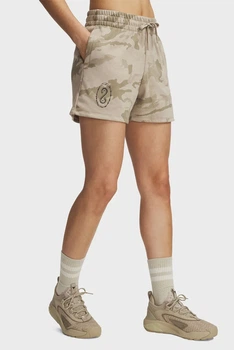 Жіночі бежеві камуфляжні шорти Pjt Rck Terry Short Under Armour S 1389713-299
