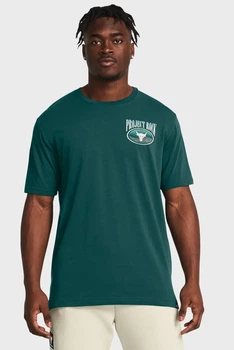 Чоловіча зелена футболка UA Pjt Rck Day Grphc SS Under Armour M 1383221-449