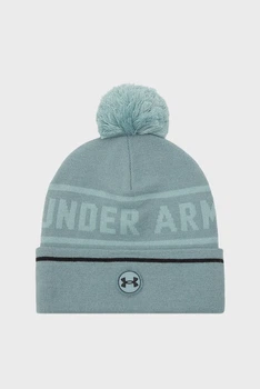 Чоловіча бірюзова шапка M's Drive Pom Beanie Under Armour OSFM 6005959-587