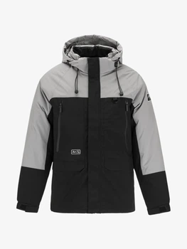 Куртка однотонна чоловіча GENUA G01210-0040 4XL Чорно-сірий shop (2000999625565)