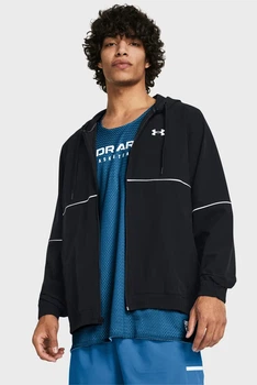 Чоловіча чорна вітровка UA Baseline Woven Jacket Under Armour SM 1383400-001