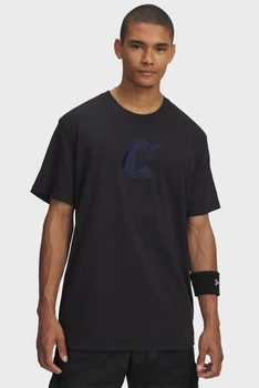 Чоловіча чорна футболка Curry Verbiage Tee 1 Under Armour XL 6007301-001