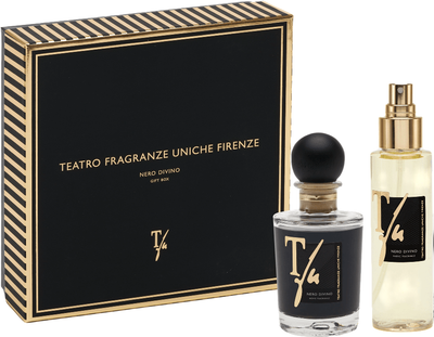 Zestaw Teatro Fragranze Nero Divino Dyfuzor zapachowy 100 ml + Spray do tkanin 100 ml (8059692630820)