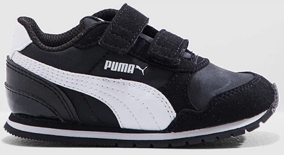 Кроссовки Puma Kids ST Runner v2 V Black/White р. 10/27/17.8см