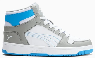 Мужские Кеды Puma Rebound LayUp High Rise/White/Ocean Dive р. 9.5/42.5/27.5см