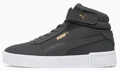 Кеди Puma Carina 2.0 Mid Lux Asphalt/Asphalt/Team Gold р 9/40/25.5см