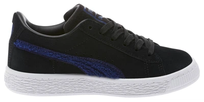 Кроссовки Puma Kids Suede Classic Terry Black-Blue р. 9/25/16.3см