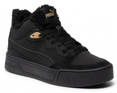 Кеди Puma Skye Demi Teddy Black/Black/Team Gold р 9/40/25.8см
