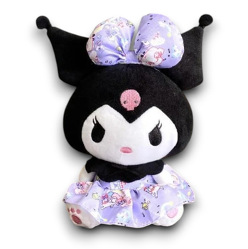 Плюшевая игрушка Куроми в сиреневом платье Kuromi 25 см