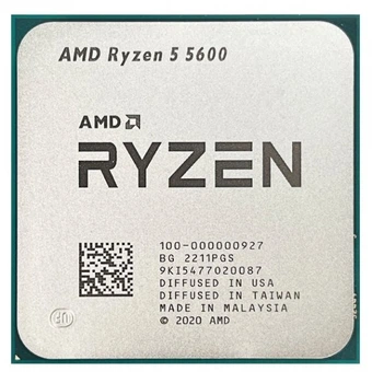 Процесор AMD Ryzen 5 5600 6x4.4GHz sAM4 TRAY (100-000000927)