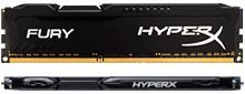 Оперативная память Kingston HyperX FURY Black 16GB Kit (2x8GB) DDR3 1866MHz CL10 DIMM (HX318C10FBK2/16)
