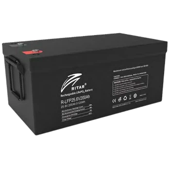 Литиевая аккумуляторная батарея Ritar R-LFP25.6V200AH G1 c bluetooth