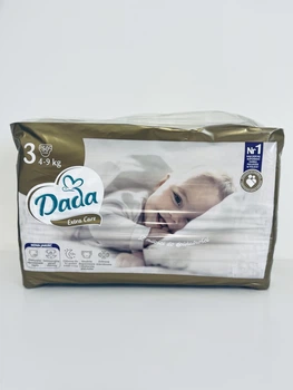 Детские подгузники Dada Extra Care 3 Midi 4-9 кг 50 шт