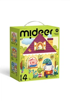 Развивающий набор пазлов 3в1 Mideer Level Up Puzzle 4 (48, 60, 72 элемента) для детей от 3-4 лет